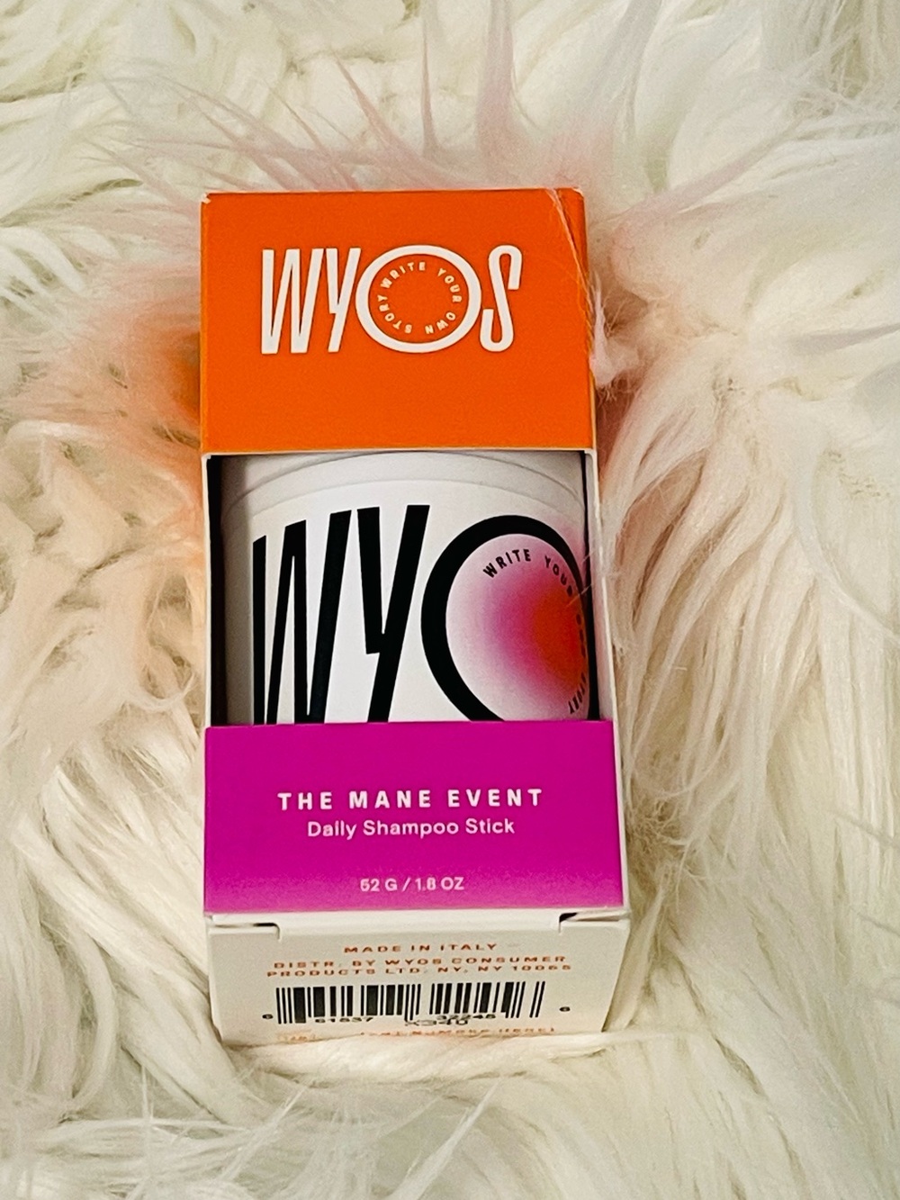 WYOS The Mane Event Daily  Stick — Pink/Orange